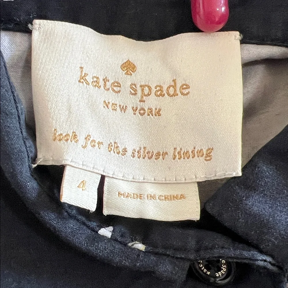 Kate Spade Shirt Dress Daisy Midi Dress Button Down Sz 4 - Picture 8 of 8